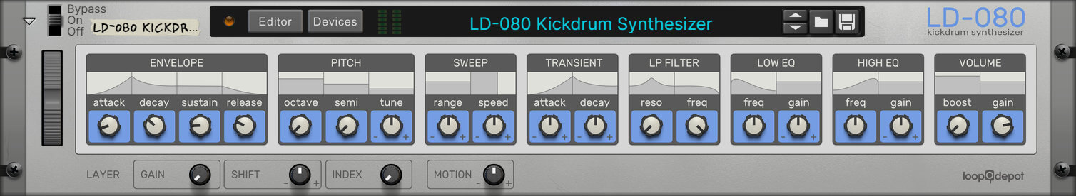 LD-080 Kickdrum Synthesizer