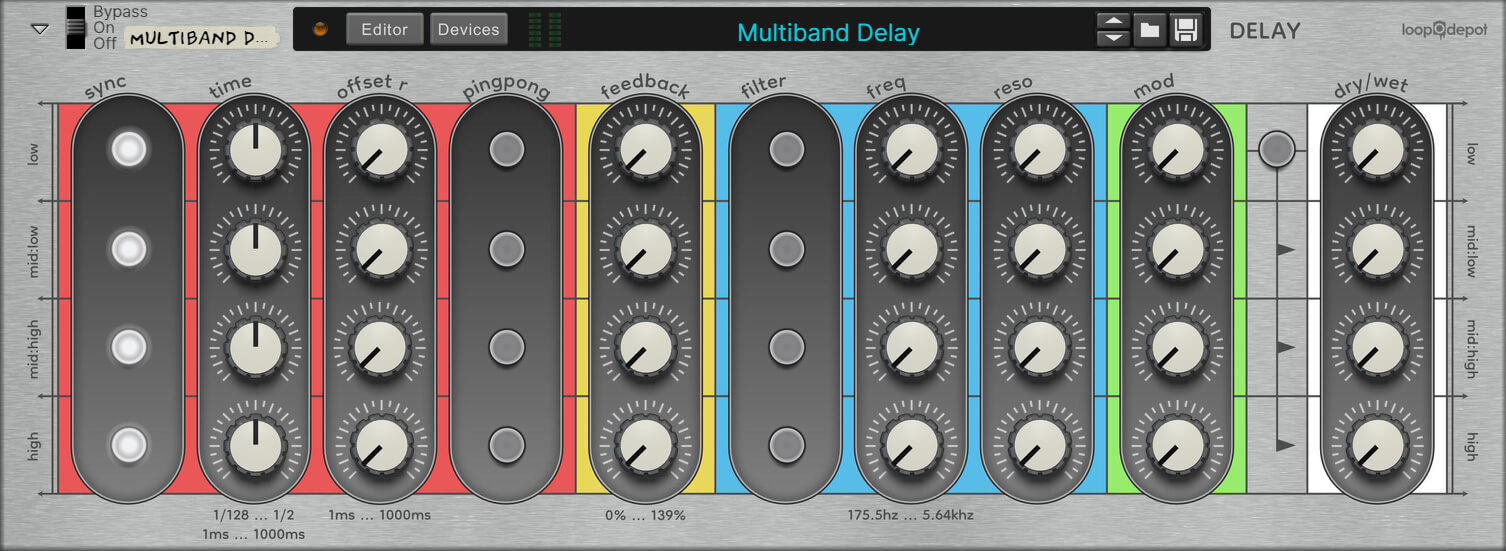 Multiband Delay