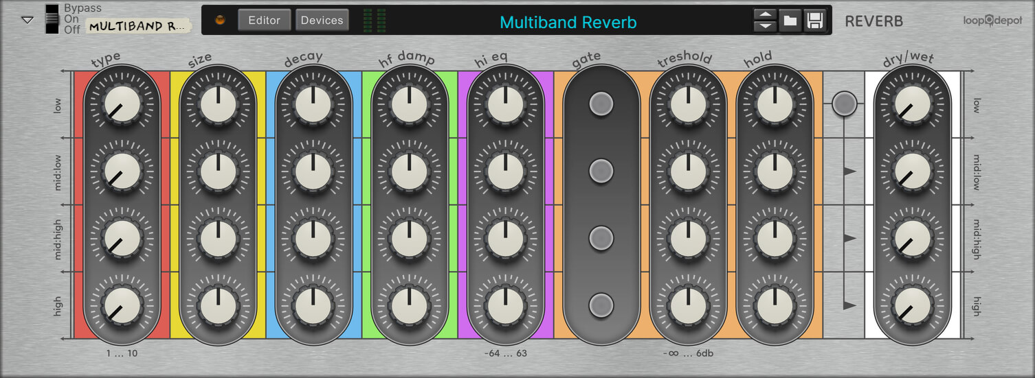 Multiband Reverb